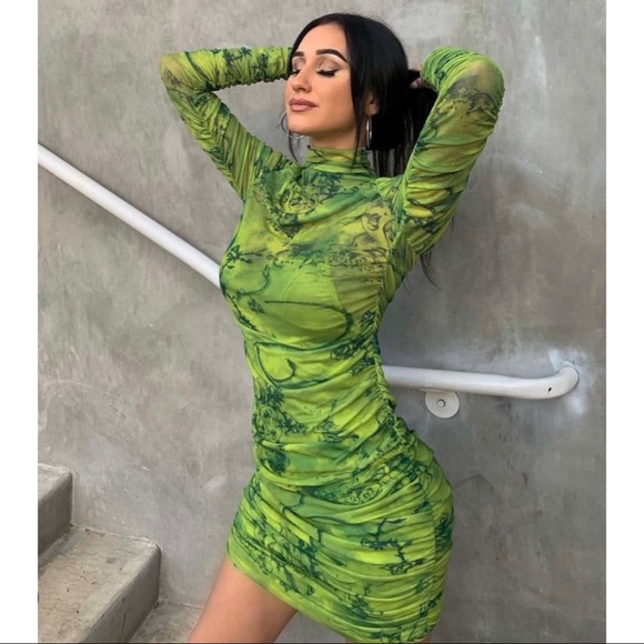 ❤️ TRENDY LONG SLEEVE PARTY DRESS - Picture 4 of 7